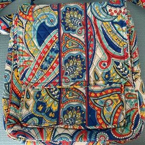 Vera Bradley Mailbag in Marina Paisley